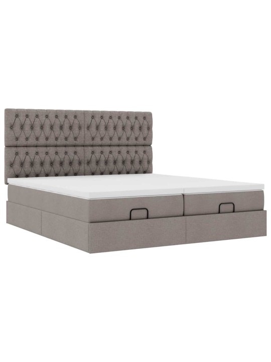 OTTOMANI VOODIRAAM MADRATSITEGA PRUUNIKASHALL 200X200CM KANGAS