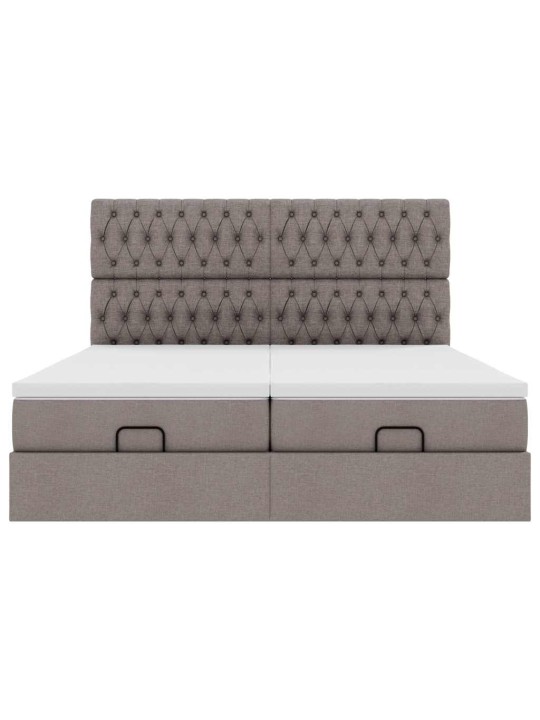 OTTOMANI VOODIRAAM MADRATSITEGA PRUUNIKASHALL 200X200CM KANGAS