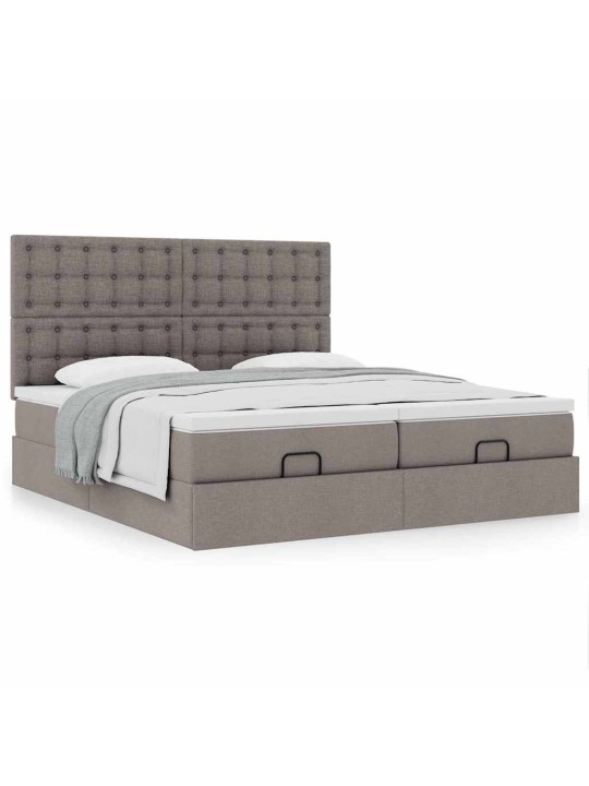 OTTOMANI VOODIRAAM MADRATSITEGA PRUUNIKASHALL 200X200CM KANGAS