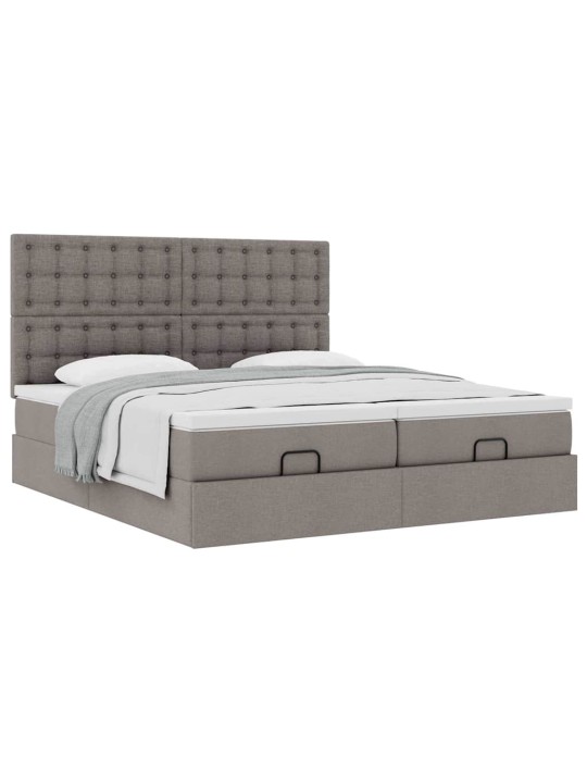 OTTOMANI VOODIRAAM MADRATSITEGA PRUUNIKASHALL 200X200CM KANGAS
