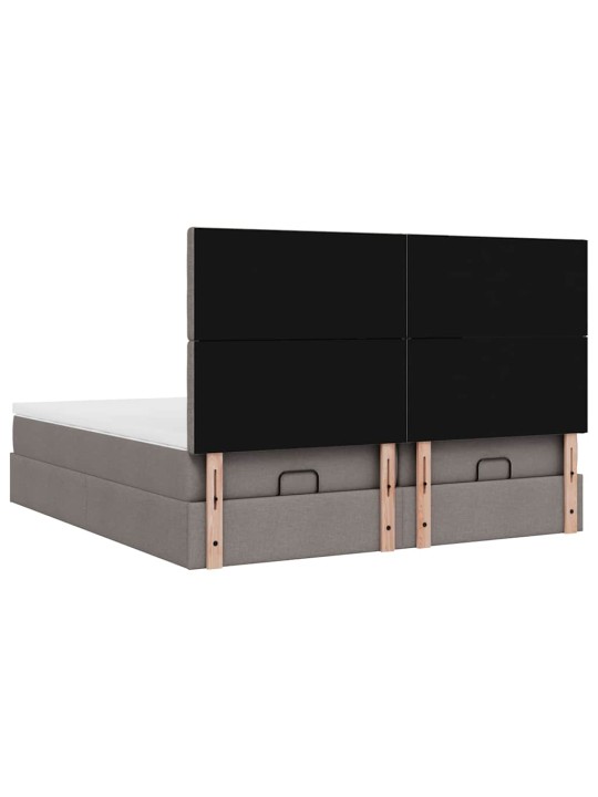 OTTOMANI VOODIRAAM MADRATSITEGA PRUUNIKASHALL 200X200CM KANGAS