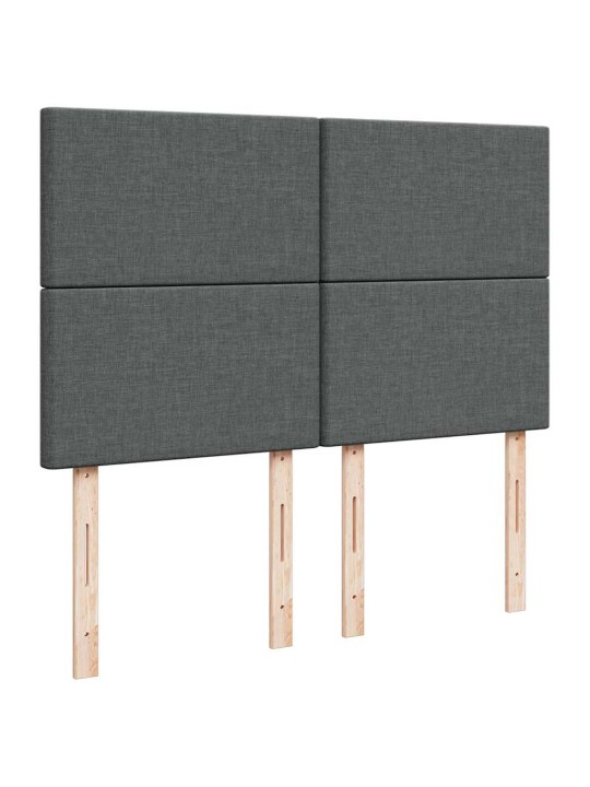 OTTOMANI VOODI MADRATSITA JA LED, TUMEHALL, 140X190CM, KANGAS