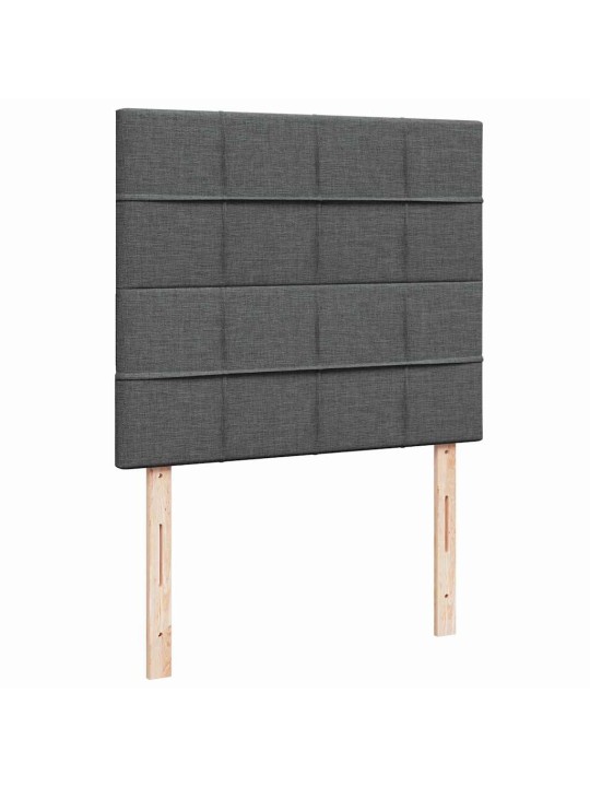 OTTOMANI VOODI MADRATSIGA JA LED, TUMEHALL, 120X190 CM, KANGAS