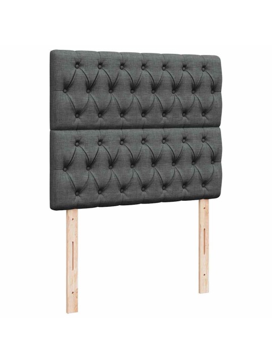 OTTOMANI VOODI MADRATSIGA JA LED, TUMEHALL, 120X190 CM, KANGAS