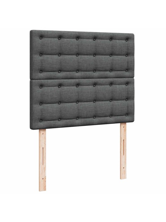 OTTOMANI VOODI MADRATSIGA JA LED, TUMEHALL, 120X190 CM, KANGAS