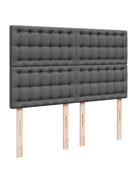 OTTOMANI VOODI MADRATSITA JA LED, TUMEHALL, 140X190CM, KANGAS