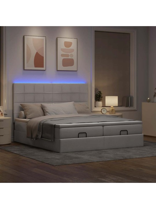 OTTOMANI VOODIRAAM MADRATSITEGA PRUUNIKASHALL 200X200CM KANGAS