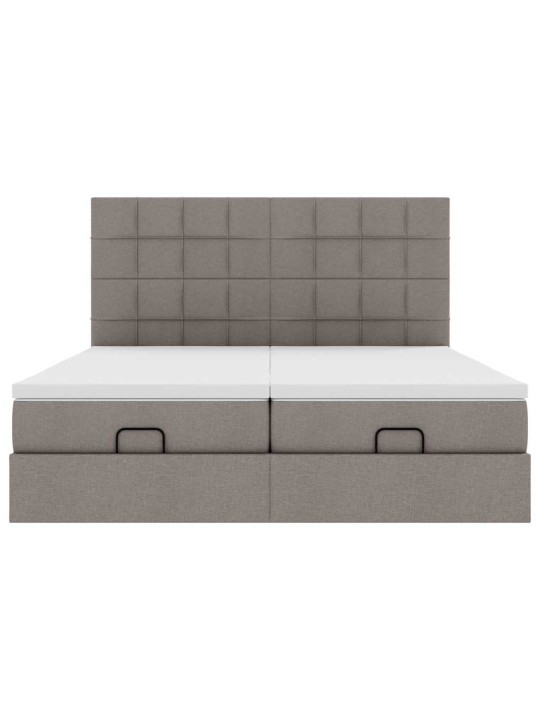 OTTOMANI VOODIRAAM MADRATSITEGA PRUUNIKASHALL 200X200CM KANGAS