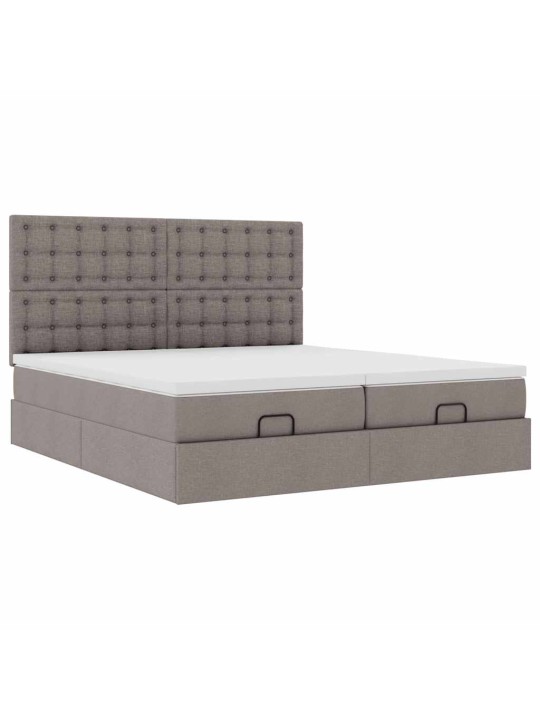 OTTOMANI VOODIRAAM MADRATSITEGA PRUUNIKASHALL 200X200CM KANGAS
