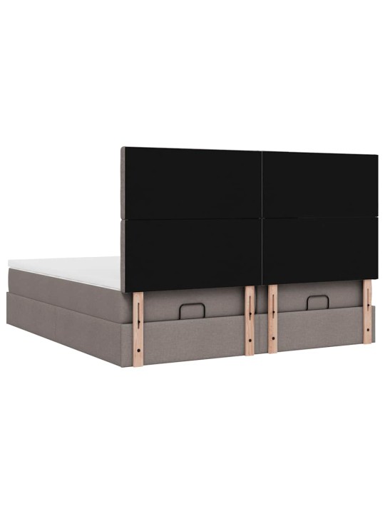 OTTOMANI VOODIRAAM MADRATSITEGA PRUUNIKASHALL 200X200CM KANGAS