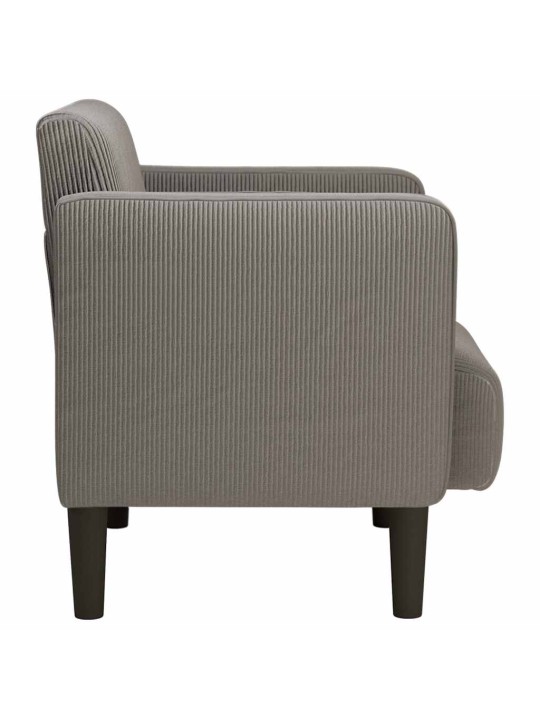 DIIVANTOOL KÄETUGEDEGA HELEHALL 54 CM VELVETIST KANGAS