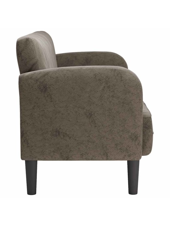 ISTME DIIVAN, TUMEHALL, 110 CM, KUNSTNAHK