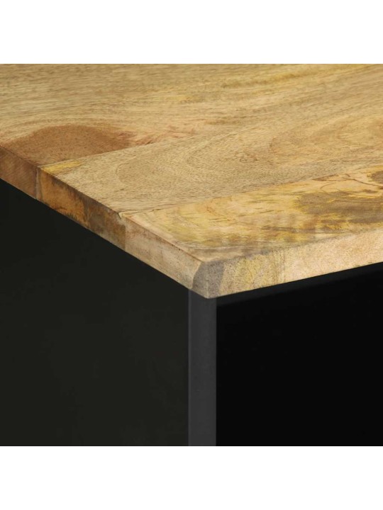 TELERIKAPP MUST 100X33,5X46 CM TÄISPUIDUST MANGO