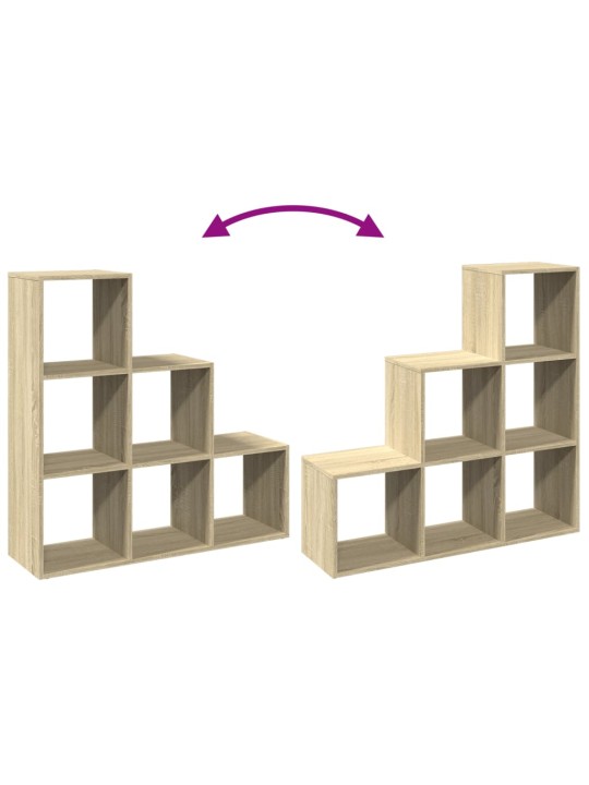 Ruumijagaja 3 korrust, sonoma tamm, 99x29x99 cm, tehispuit