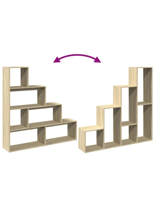 Ruumijagaja 4 korrust, sonoma tamm, 143,5x29x143,5cm, tehispuit