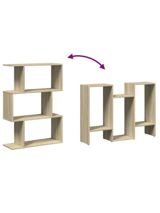 Ruumijagaja 3 korrust, sonoma tamm, 70x24x97 cm, tehispuit