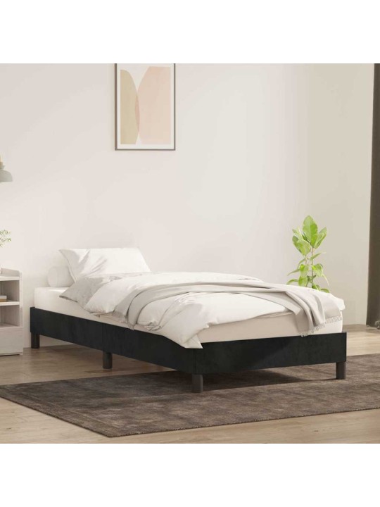 VOODIRAAM ILMA MADRATSITA MUST 90X210 CM SAMET