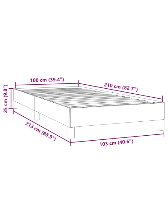 VOODIRAAM ILMA MADRATSITA ROOSA 100X210 CM SAMET