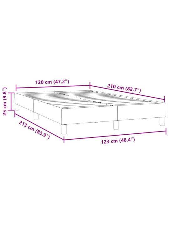 VOODIRAAM ILMA MADRATSITA TUMEHALL 120X210 CM SAMET