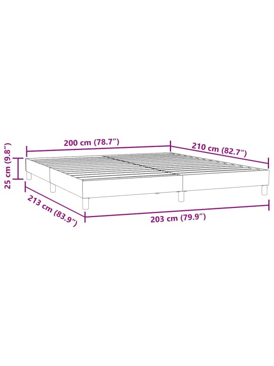 VOODIRAAM ILMA MADRATSITA ROOSA 200X210 CM SAMET