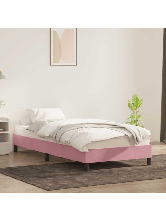 VOODIRAAM ILMA MADRATSITA ROOSA 90X220 CM SAMET