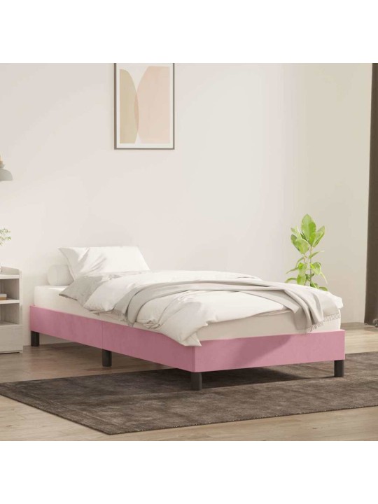 VOODIRAAM ILMA MADRATSITA ROOSA 100X220 CM SAMET