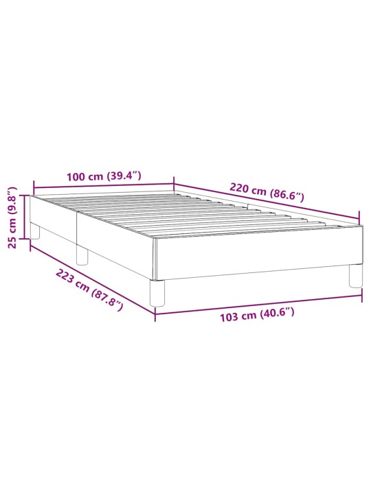 VOODIRAAM ILMA MADRATSITA ROOSA 100X220 CM SAMET