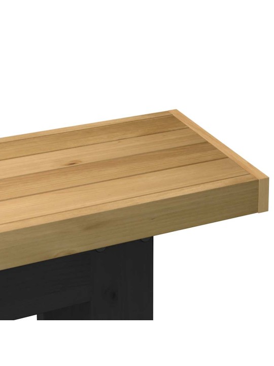 KONSOOLLAUD, NOAIN, U-KUJULISED JALAD, 120X30X75 CM, MÄNNIPUIT