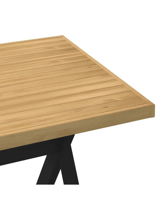SÖÖGILAUD, NOAIN, X-KUJULISED JALAD, 160X90X75 CM, MÄNNIPUIT