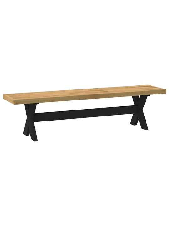 SÖÖGIPINK NOAIN X-KUJULISED JALAD 180X40X45 CM TÄISPUIDUST MÄND