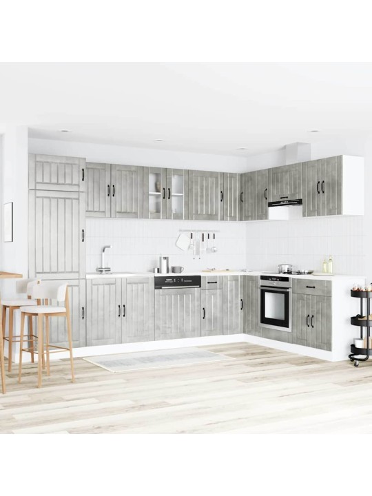 Köögikapp ladustamisega 2 tk hall 80 x 46 x 81.5 cm tehispuit