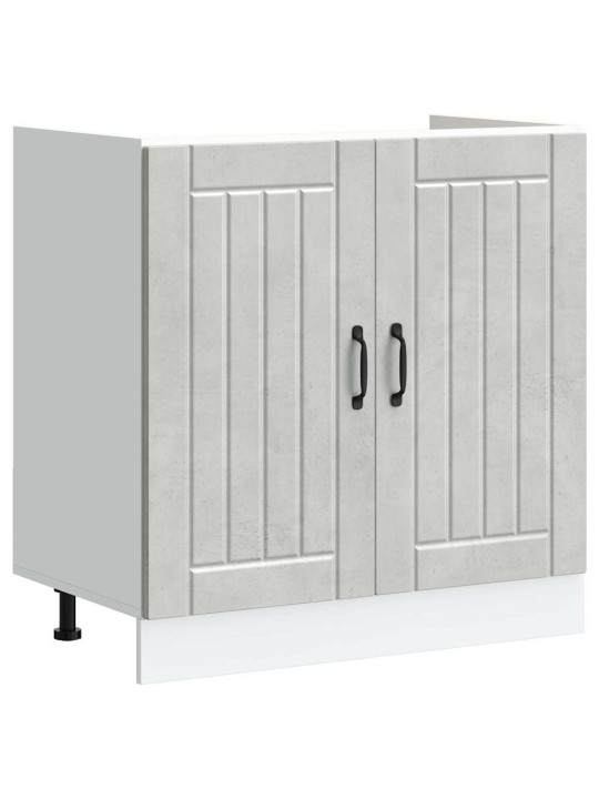 Köögikapp ladustamisega 2 tk hall 80 x 46 x 81.5 cm tehispuit