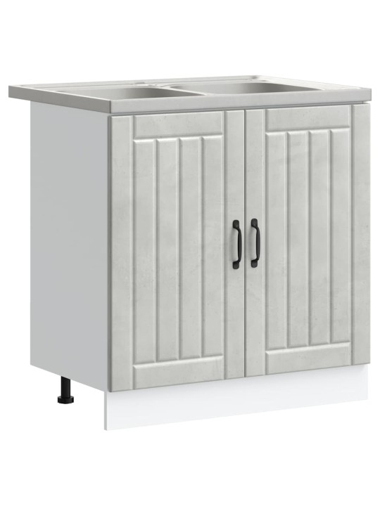 Köögikapp ladustamisega 2 tk hall 80 x 46 x 81.5 cm tehispuit