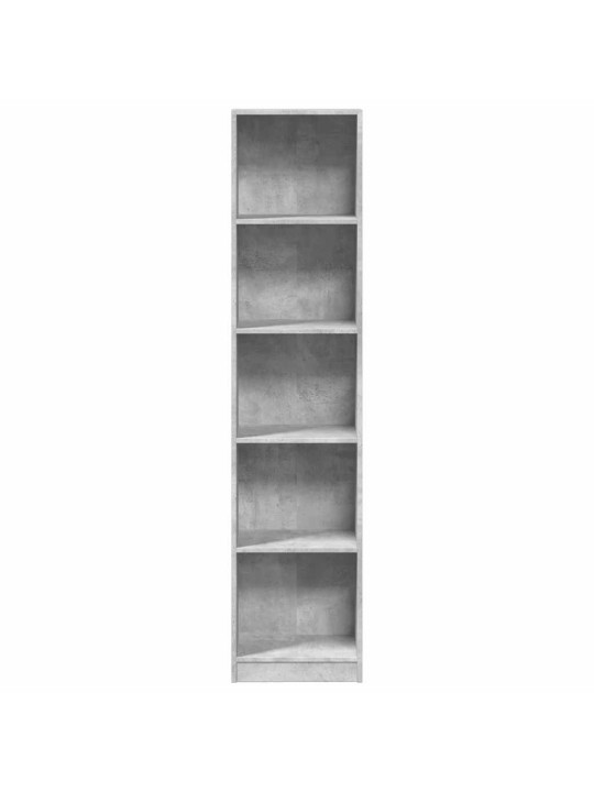 RAAMATURIIUL BETOONHALL 40X24X176 CM ENGINEERED WOOD