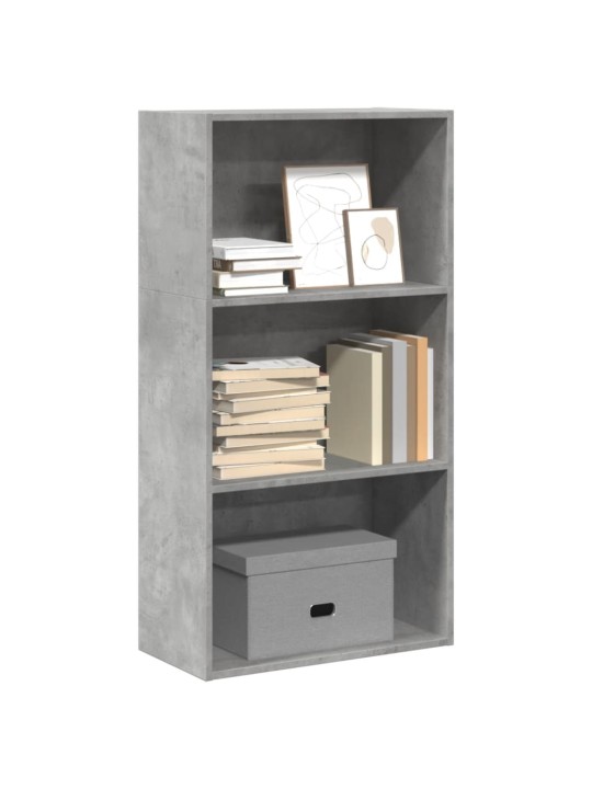 RAAMATURIIUL BETOONHALL 60X30X114 CM ENGINEERED WOOD