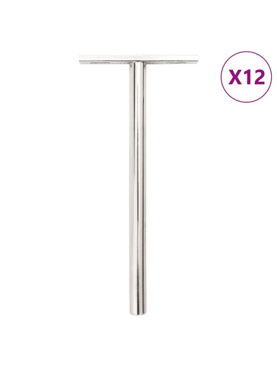 UJUVAD RIIULIKLAMBRID, 12TK, NÄHTAMATUD Ø10X150 MM SÜSINIKTERAS