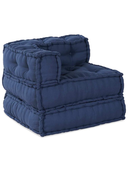 Padi 3 tk sinine 70 x 70 x 54 cm polüester