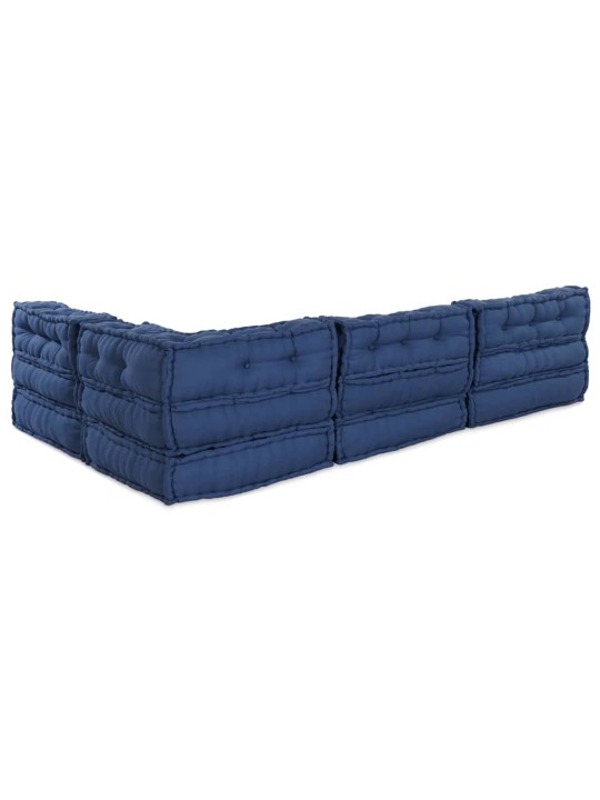 Padi 4 tk sinine 70 x 70 x 54 cm polüester