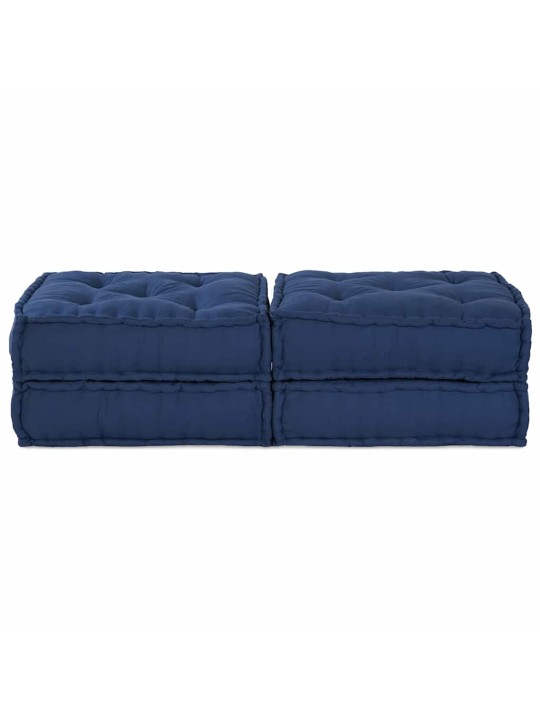 Padi 2 tk sinine 70 x 70 x 36 cm polüester