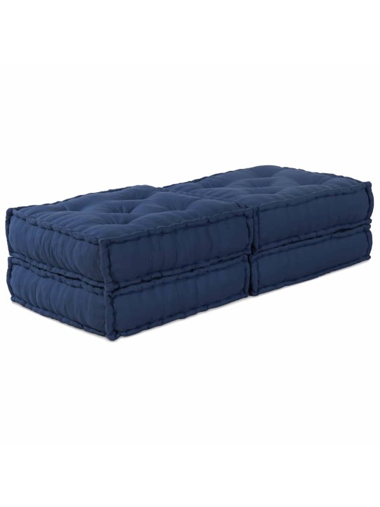 Padi 2 tk sinine 70 x 70 x 36 cm polüester