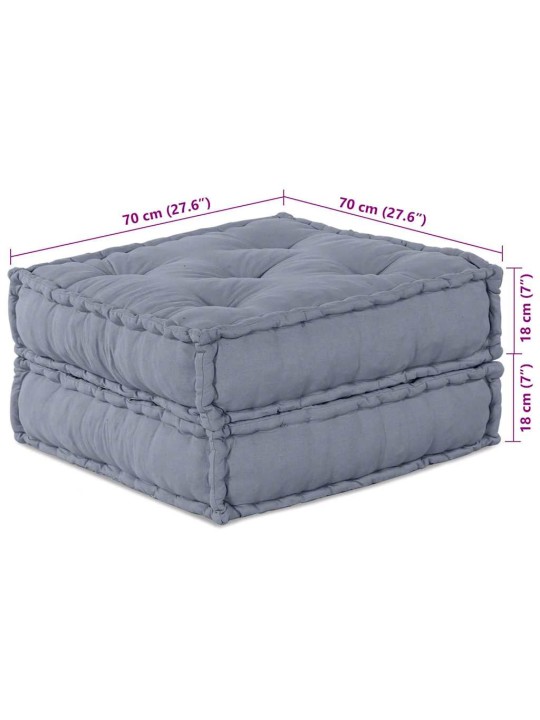 Padi 2 tk hall 70 x 70 x 36 cm polüester