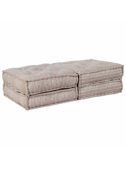 Padi 2 tk pruun 70 x 70 x 36 cm polüester