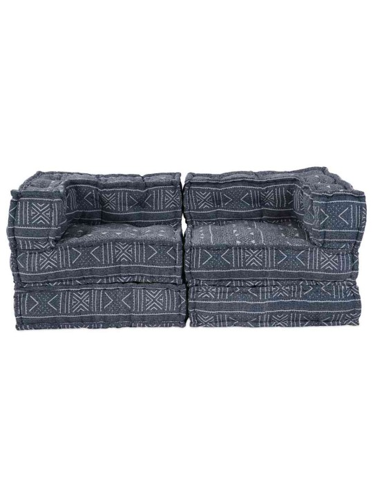 Padi 2 tk sinine 70 x 70 x 54 cm polüester