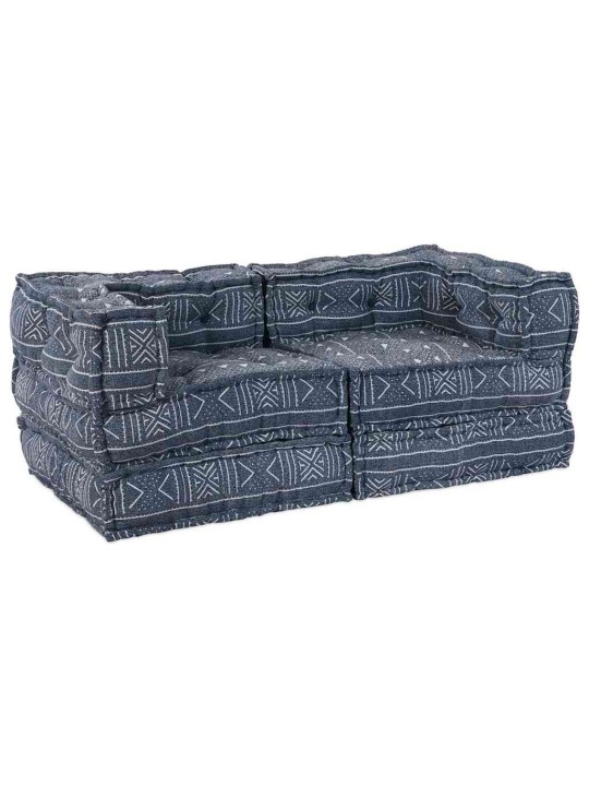 Padi 2 tk sinine 70 x 70 x 54 cm polüester
