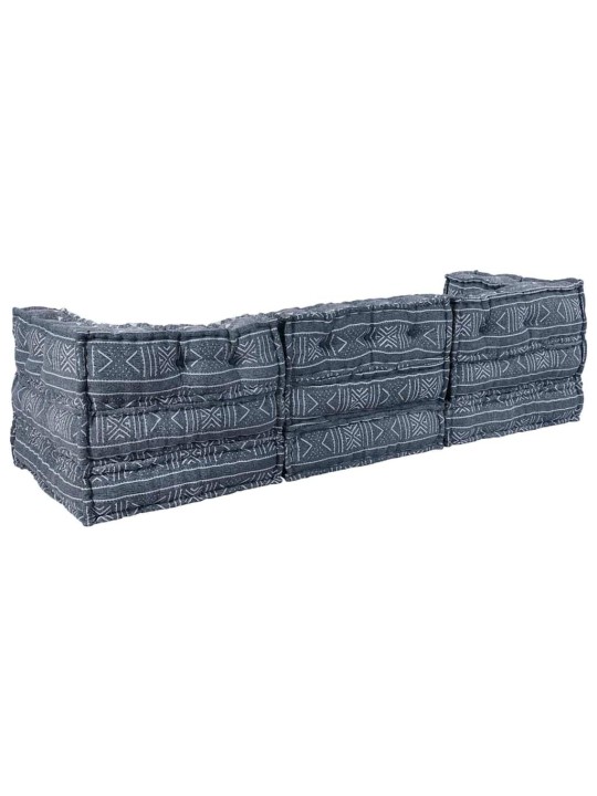 Padi 3 tk sinine 70 x 70 x 54 cm polüester