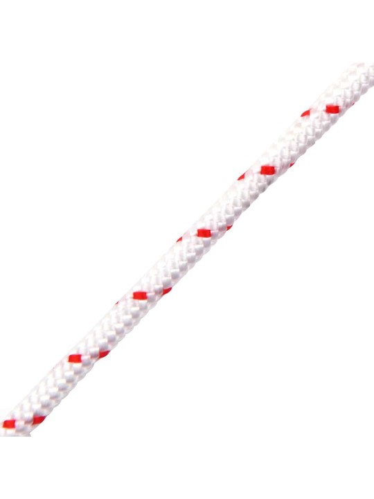 TÕMMAKE KÄIVITUSNÖÖR, VALGE JA PUNANE, Ø3 MM, 10 M, NAILON