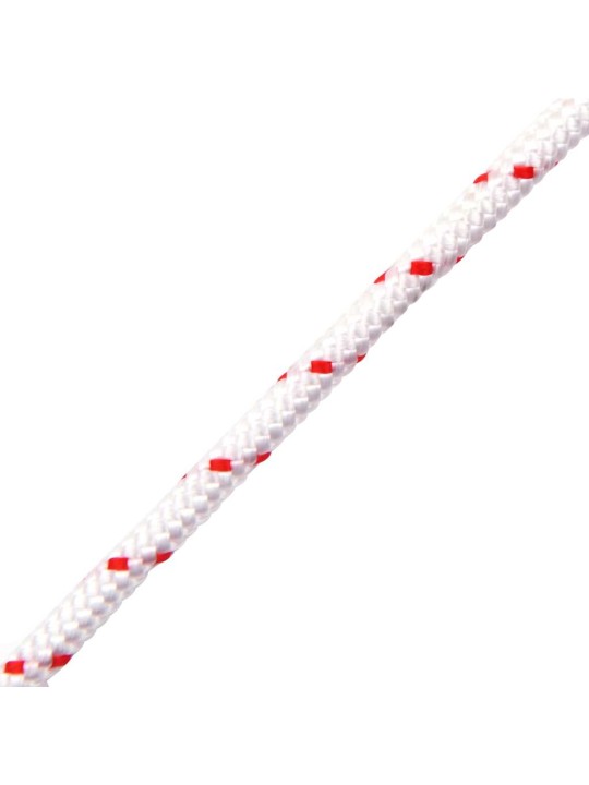 TÕMMAKE KÄIVITUSNÖÖR, VALGE JA PUNANE, Ø5 MM, 10 M, NAILON