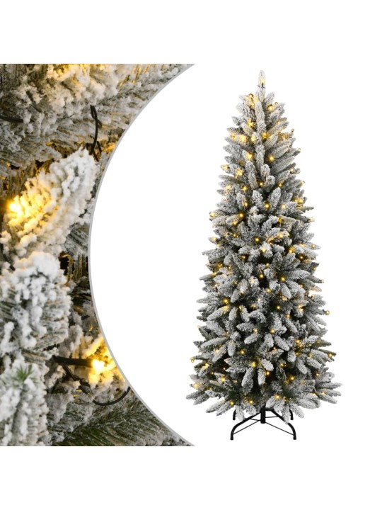 KUNSTKUUSK 300 LEDI JA LUMISTE OKSTEGA, 240 CM