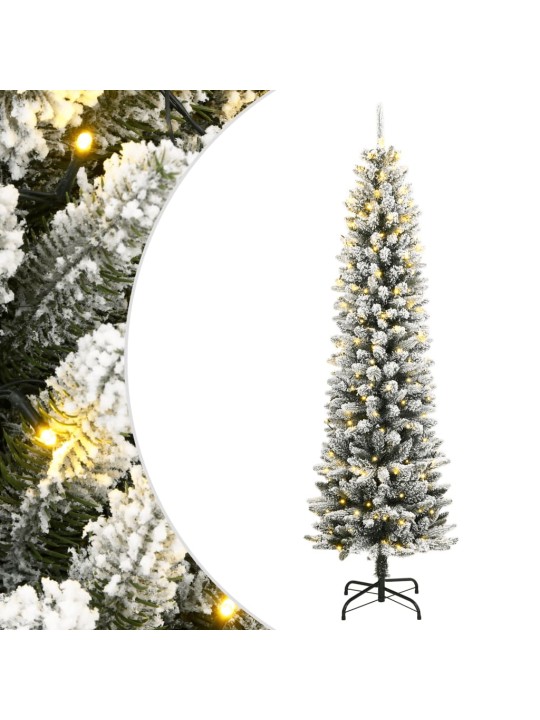 KUNSTKUUSK 300 LEDI JA LUMISTE OKSTEGA, 240 CM