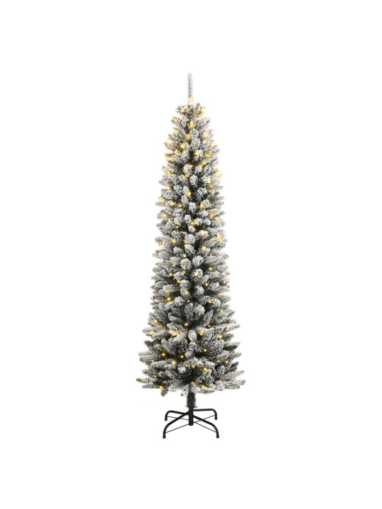 KUNSTKUUSK 300 LEDI JA LUMISTE OKSTEGA, 240 CM